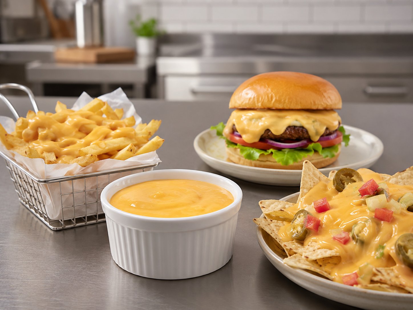 Proveedor de salsa de queso para proyectos minoristas, de servicios alimentarios y OEM