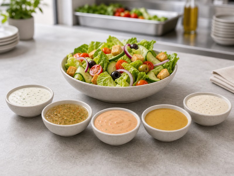 Aderezo para ensaladas de sabores variados