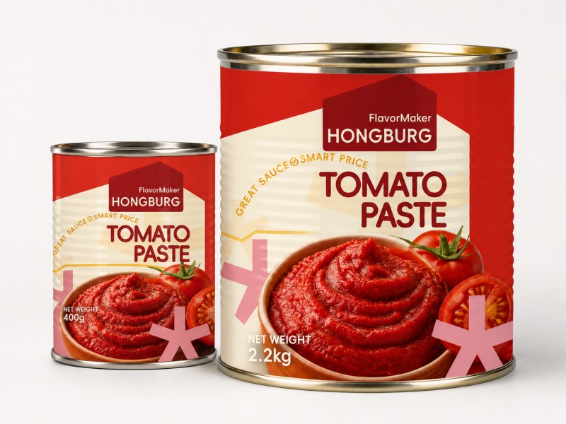 Pasta de tomate enlatada