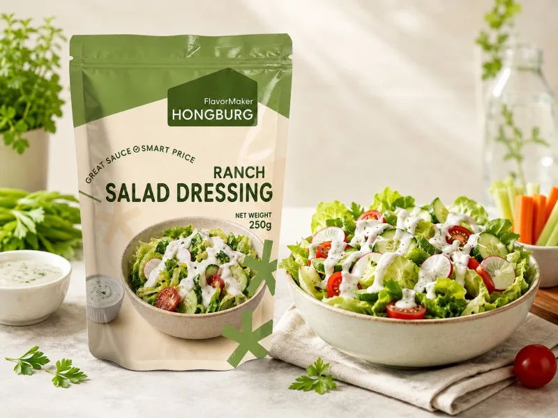 Aderezo para ensalada ranchero suave y clásico