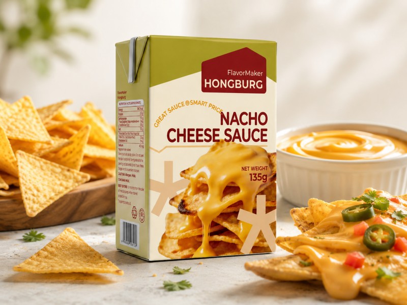 Rica y suave salsa de queso para nachos