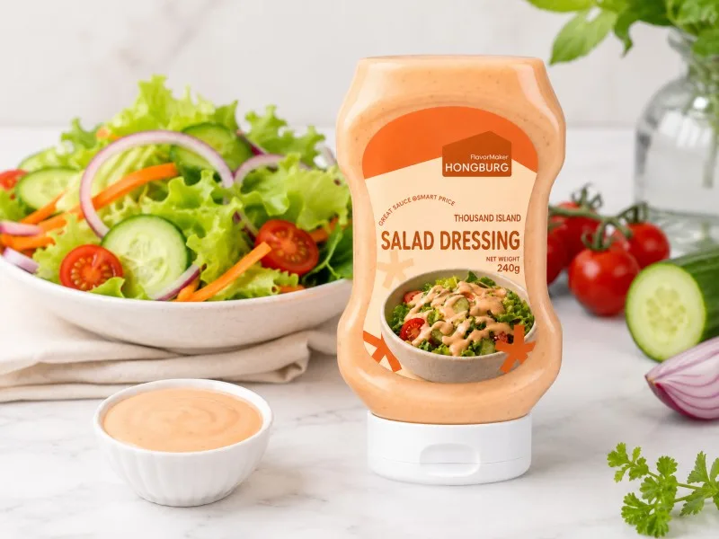 Aderezo para ensalada cremoso y picante de las Mil Islas