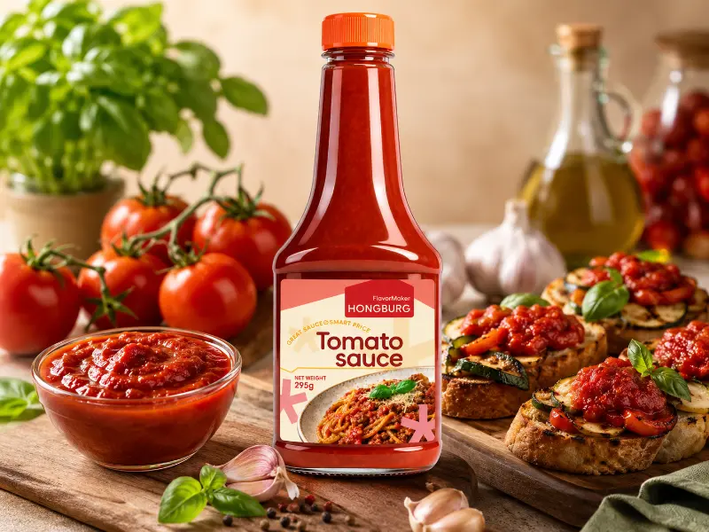 Salsa de Tomate Espesa con Sabor Natural